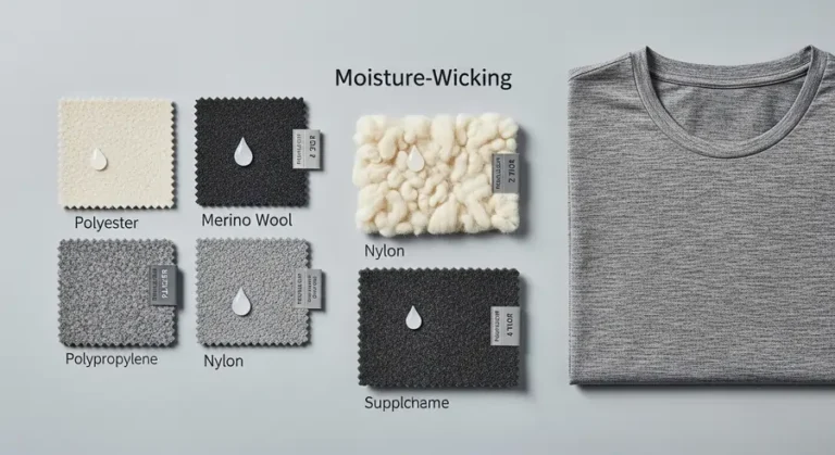 Moisture-wicking fabrics for activewear comparison